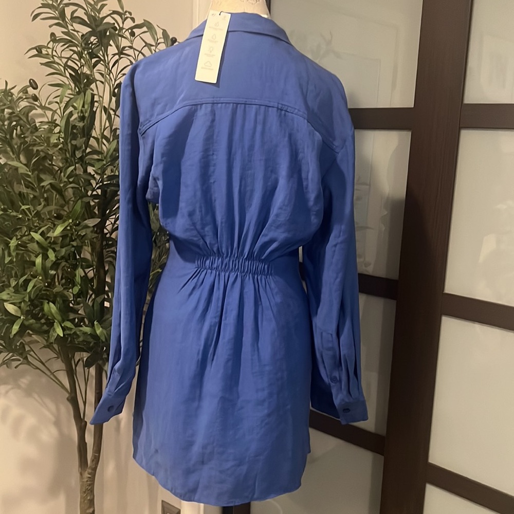NWT Zara Blue Dress - Picture 3 of 6